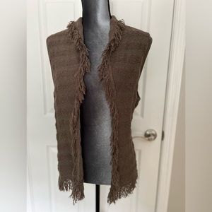 Chicos Sleeveless Vest Cardigan top
